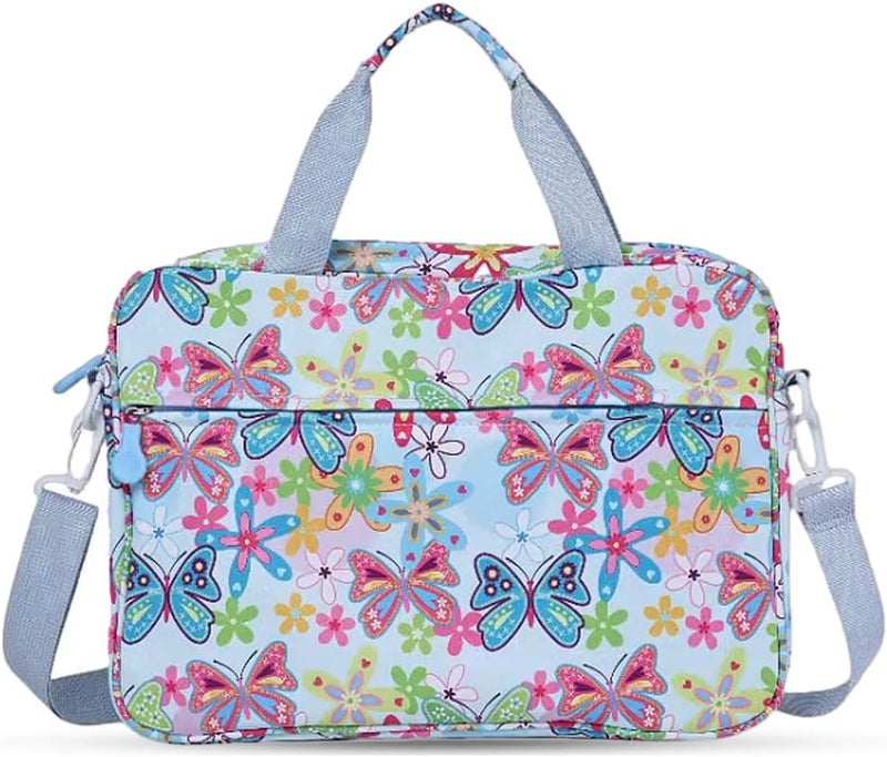 FunnyWin Kids Tablet Bag for Boy Girl Toddler Carrying Tablet Sleeve Carrying with Handle Shoulder Strap 13 inch - Image 1